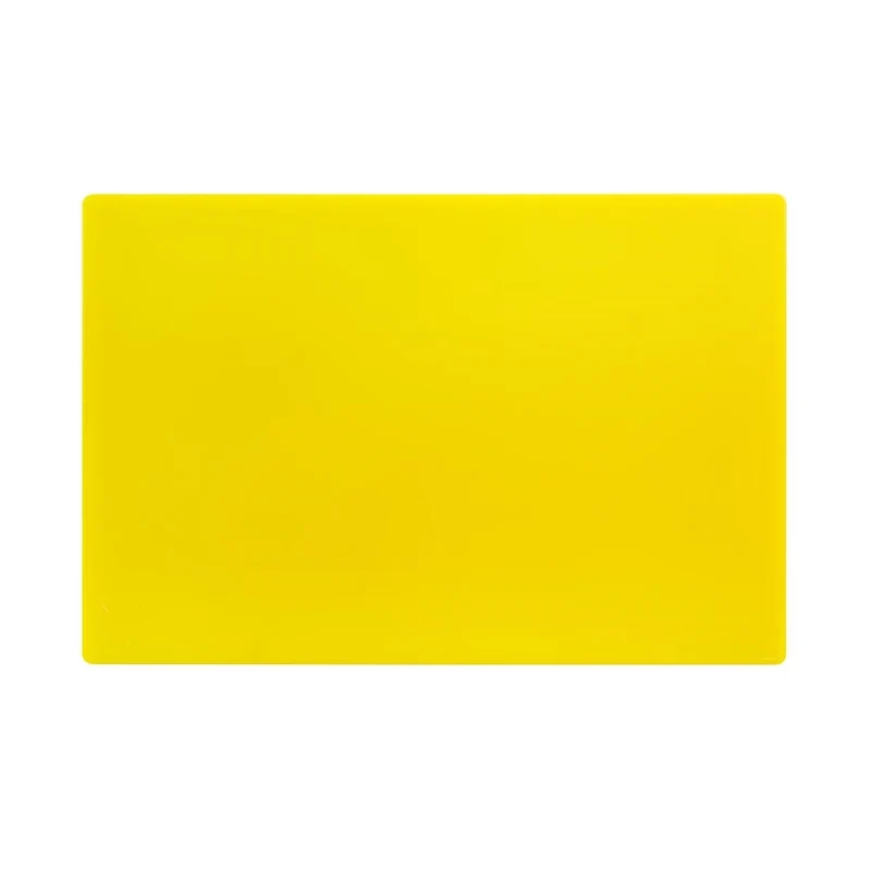 Planche à découper antibactérienne basse densité Hygiplas jaune