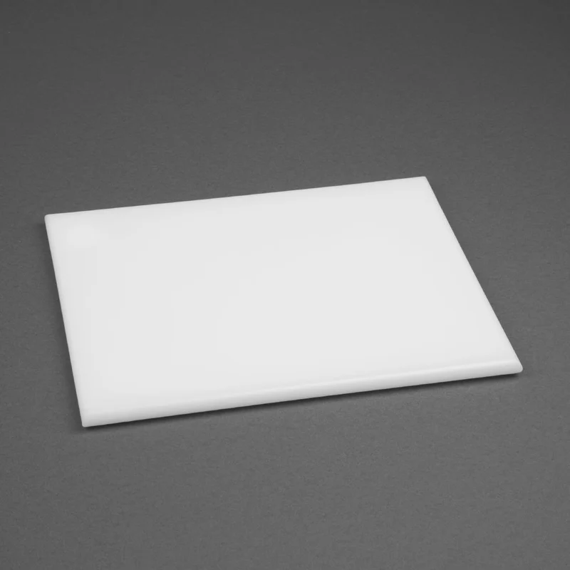 Petite planche à découper haute densité Hygiplas blanche