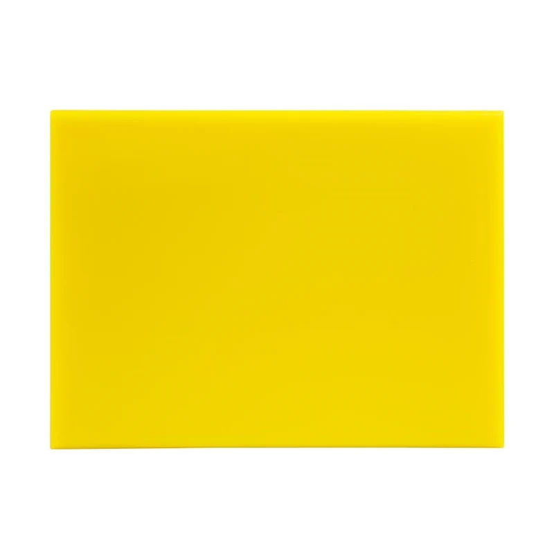 Petite planche à découper haute densité Hygiplas jaune