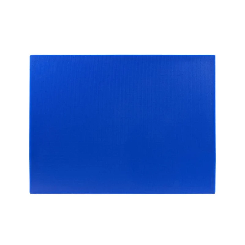 Grande planche à découper épaisse basse densité Hygiplas bleue