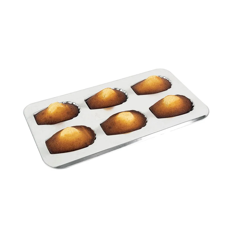 Plaque 6 madeleines gourmandes - GOBEL
