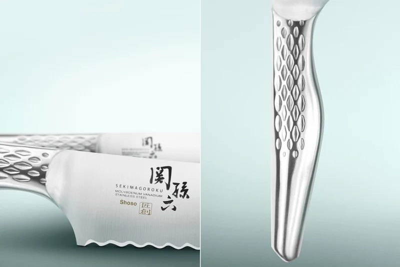 Couteau à pain japonais Kai Seki Shoso lame dentelée 21cm