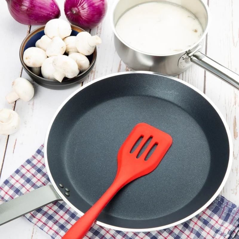 Poêle à crêpes antiadhésive en aluminium anodisé Vogue Platinum Plus 300mm