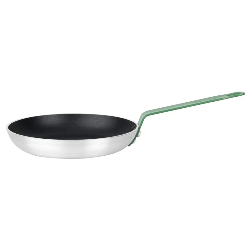 Poêle en aluminium antiadhésive Hygiplas Teflon Platinum Plus 240mm verte