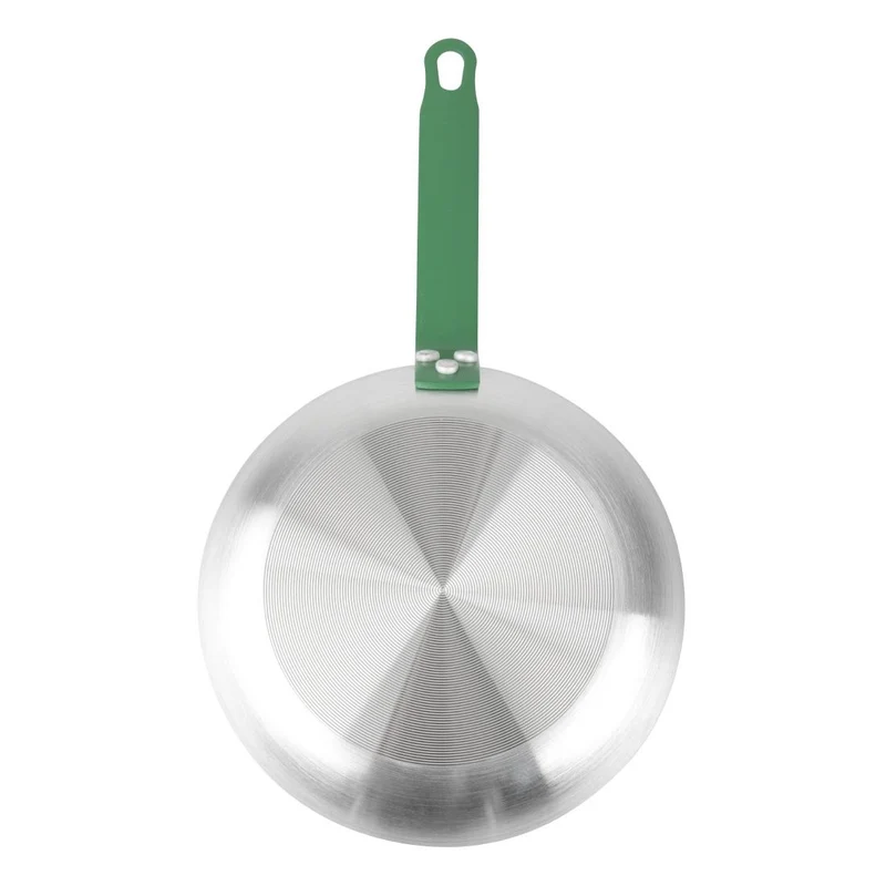 Poêle en aluminium antiadhésive Hygiplas Teflon Platinum Plus 240mm verte