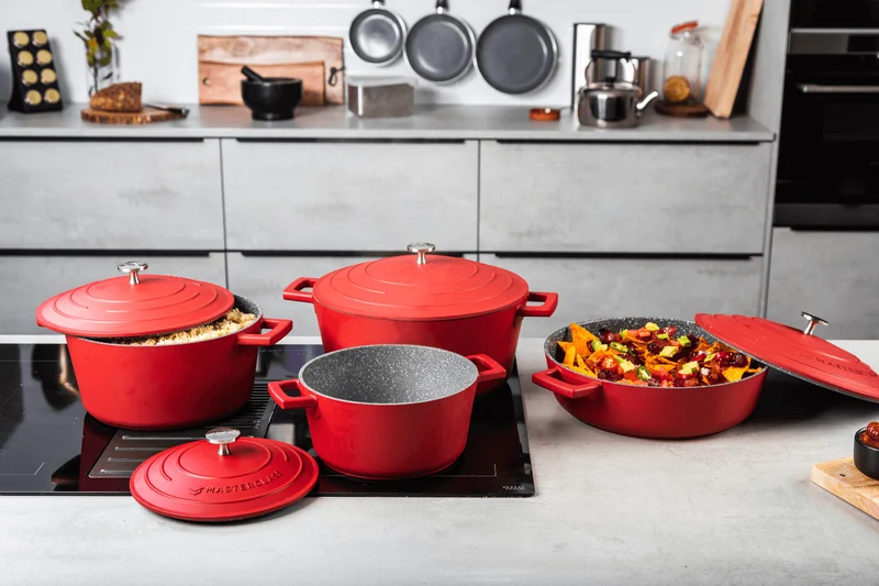 Cocotte MasterClass compatible induction en fonte d'aluminium 4L