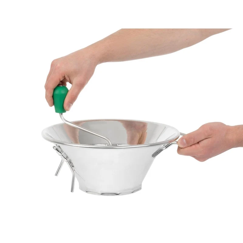 Moulin à légumes Tellier en acier étamé n°3 - 31 cm