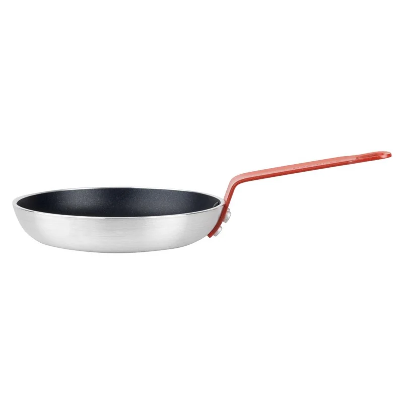 Poêle en aluminium antiadhésive Hygiplas Teflon Platinum Plus 200mm rouge