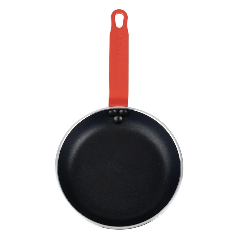 Poêle en aluminium antiadhésive Hygiplas Teflon Platinum Plus 200mm rouge