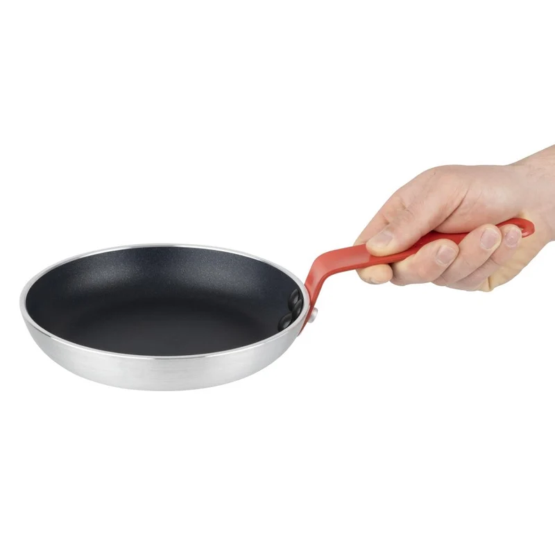 Poêle en aluminium antiadhésive Hygiplas Teflon Platinum Plus 200mm rouge