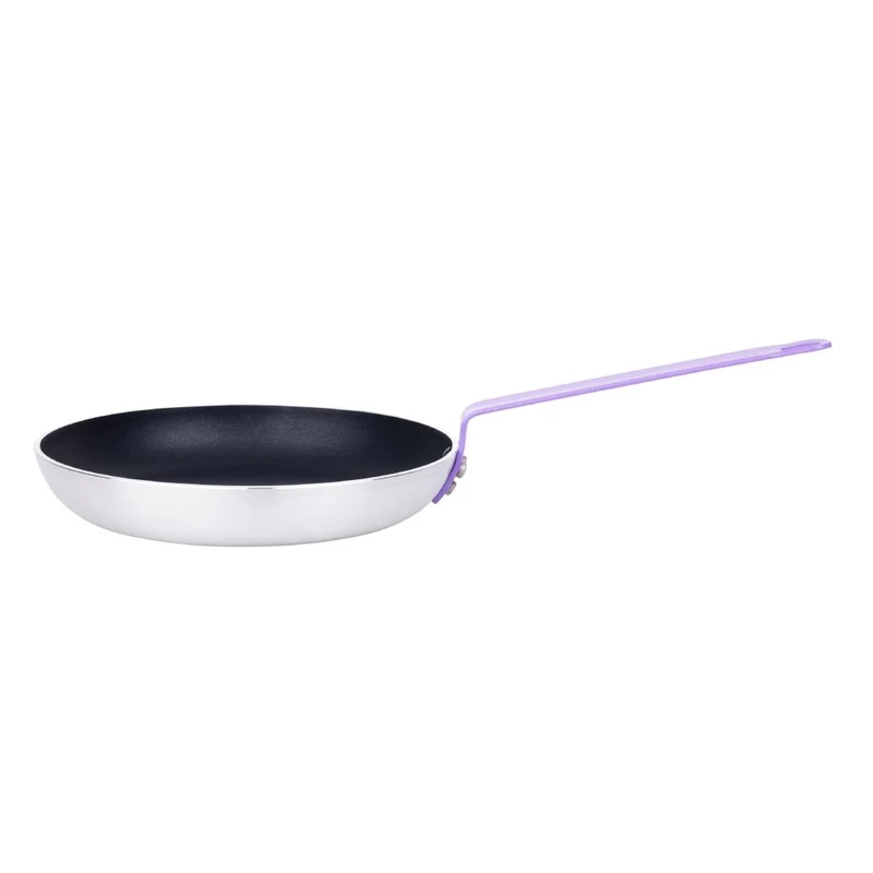 Poêle en aluminium antiadhésive Hygiplas Teflon Platinum Plus 280mm violette