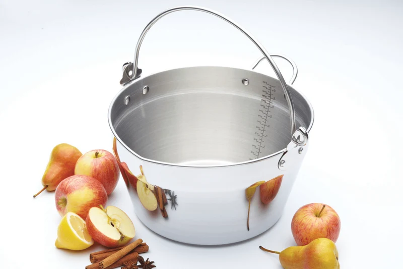 Marmite à confiture KitchenCraft Home Made en acier inox 9L