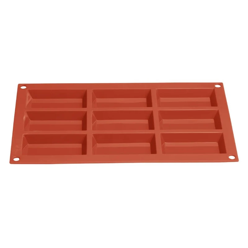 Plaque de 9 moules à gâteau en silicone Vogue