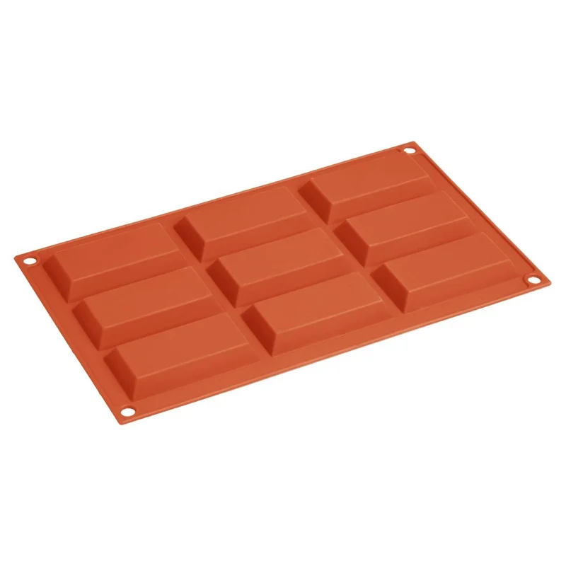 Plaque de 9 moules à gâteau en silicone Vogue