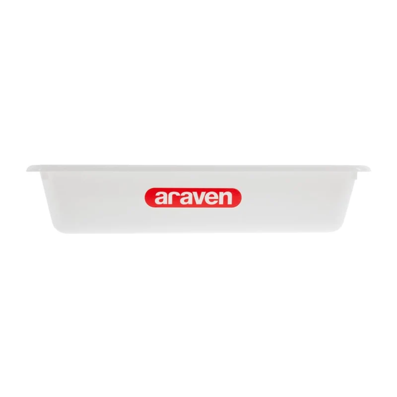 Bac alimentaire peu profond Araven transparent 345mm