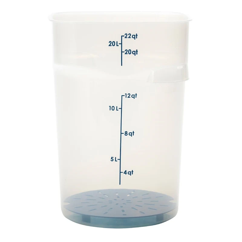Égouttoir en polypropylène Cambro FreshPro CamRound bleu
