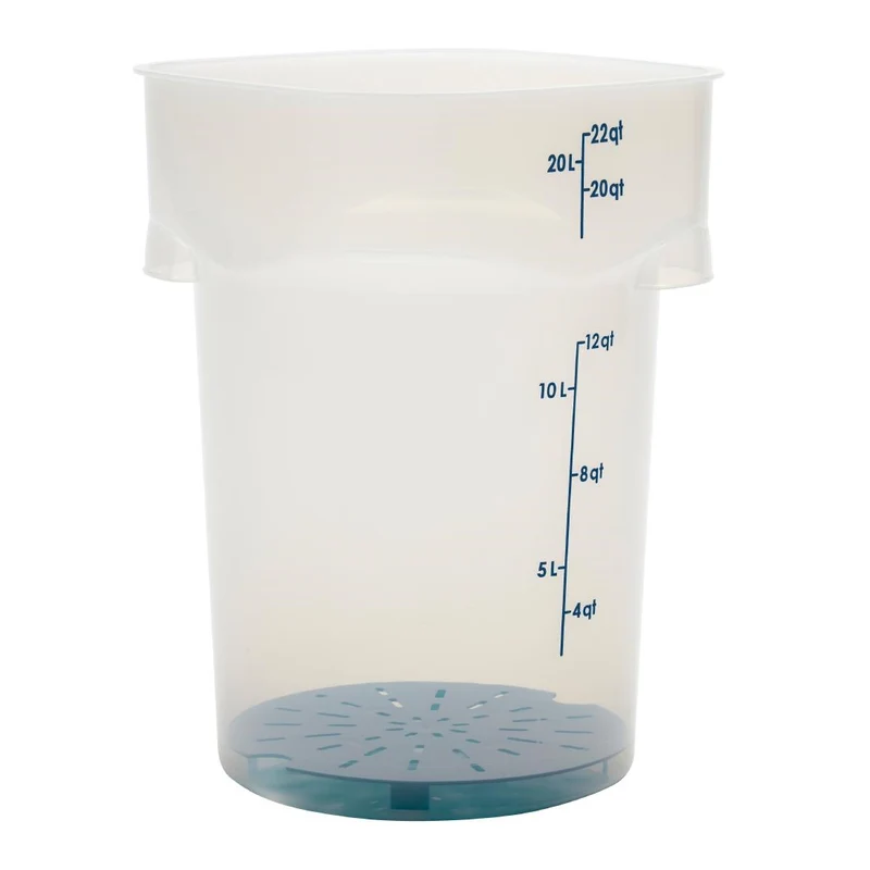 Égouttoir en polypropylène Cambro FreshPro CamRound bleu
