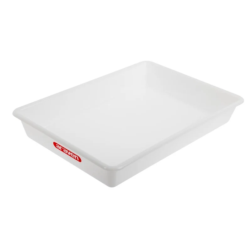 Bac alimentaire peu profond Araven transparent 540 mm