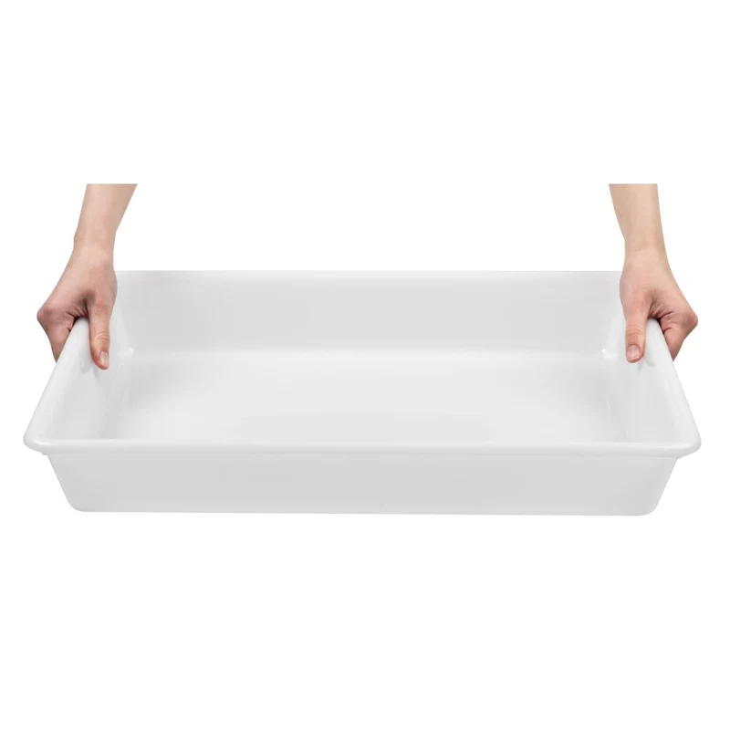 Bac alimentaire peu profond Araven transparent 540 mm