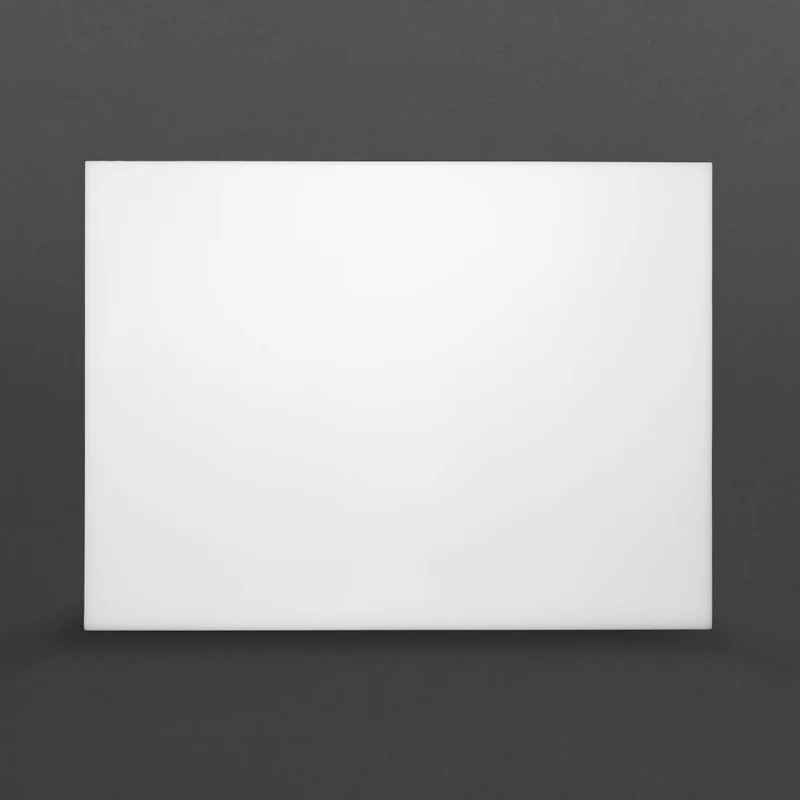 Grande planche à découper haute densité Hygiplas blanche