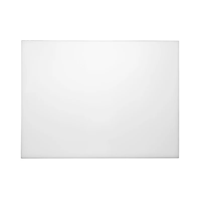 Grande planche à découper haute densité Hygiplas blanche