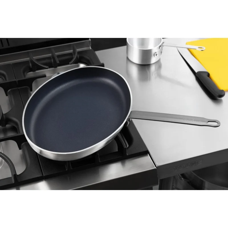 Poêle ovale en aluminium antiadhésif Vogue Teflon Platinum Plus 400mm