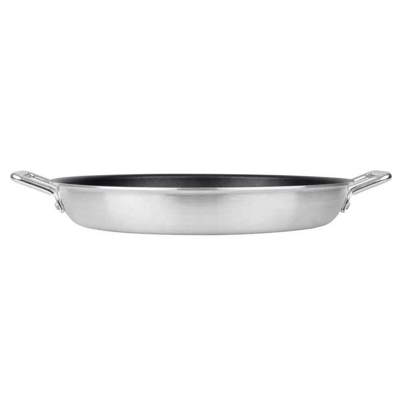 Poêle à paëlla en aluminium antiadhésive Vogue Teflon Platinum Plus 45cm