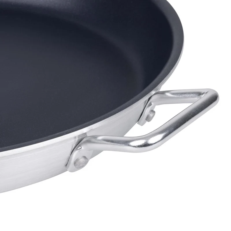 Poêle à paëlla en aluminium antiadhésive Vogue Teflon Platinum Plus 45cm