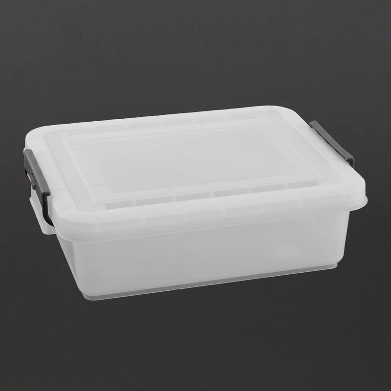 Conteneur alimentaire en polypropylène avec clips de couleur Araven 30L