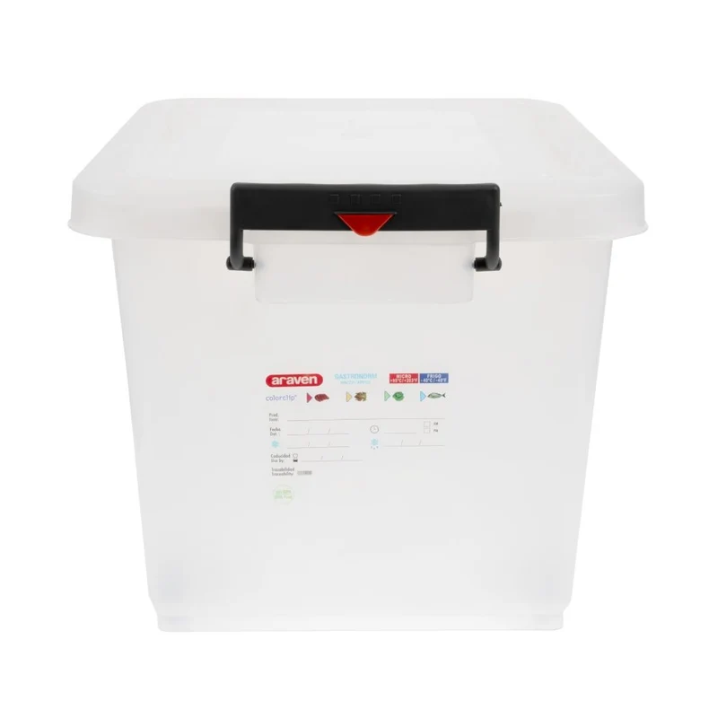 Conteneur alimentaire mobile avec couvercle Araven 50L