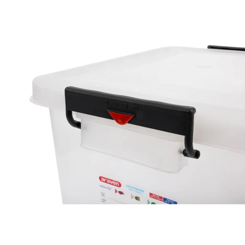 Conteneur alimentaire mobile avec couvercle Araven 50L