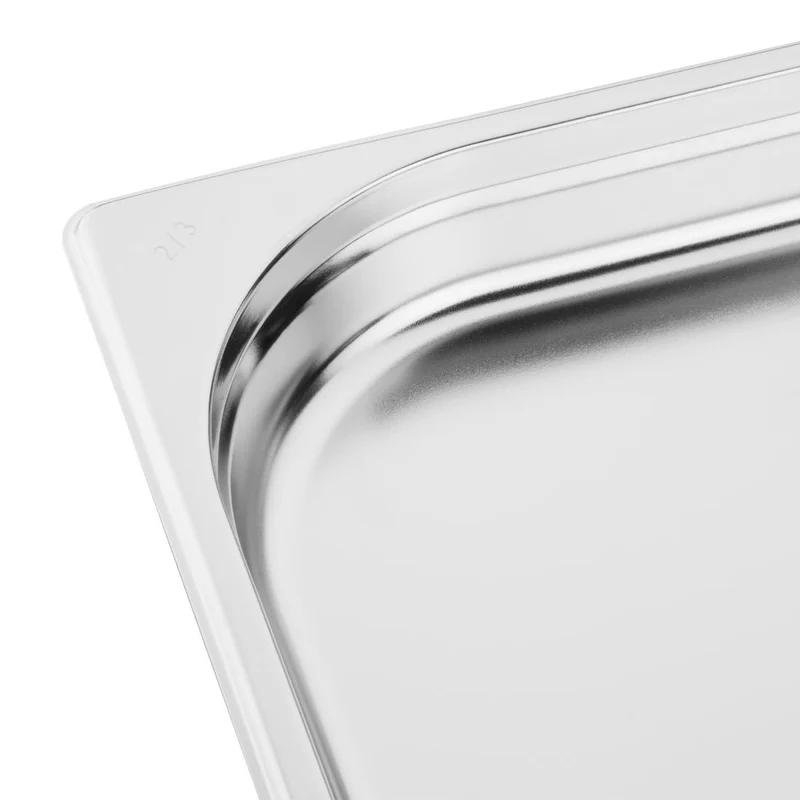 Bac Gastronorme inox GN 2/3 40mm Vogue