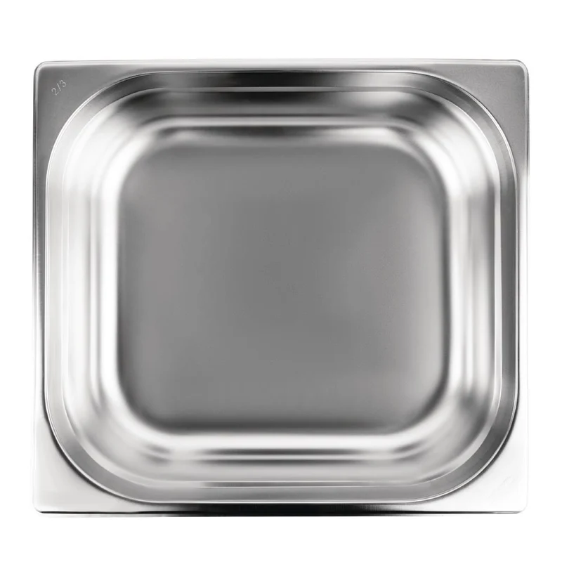 Bac Gastronorme inox GN 2/3 100mm Vogue