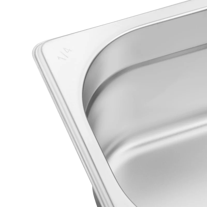 Bac Gastronorme inox GN 1/4 100mm Vogue