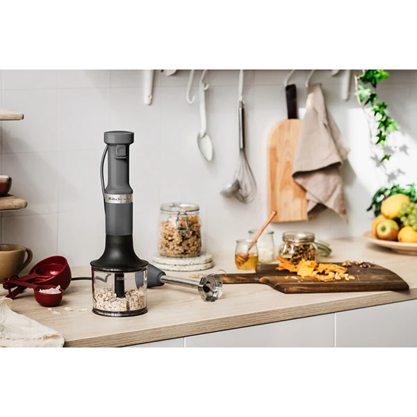 Mixeur plongeant 5 vitesses 180 W noir mat Kitchenaid 5KHBV83EBM Kitchenaid