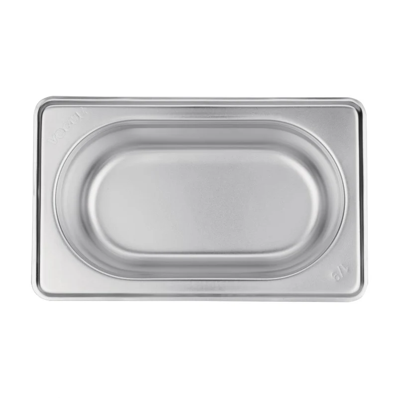Bac Gastronorme inox GN 1/9 65mm Vogue