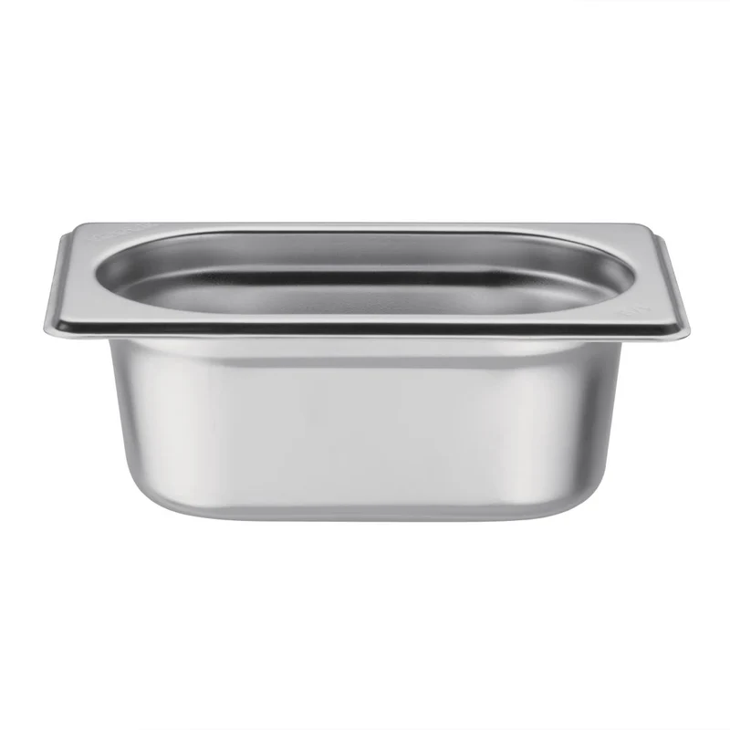 Bac Gastronorme inox GN 1/9 65mm Vogue