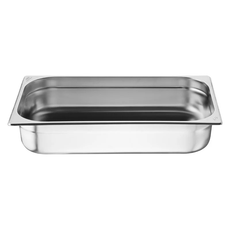 Bacs GN 1/1 en inox Nisbets Essentials 100 mm (lot de 3)
