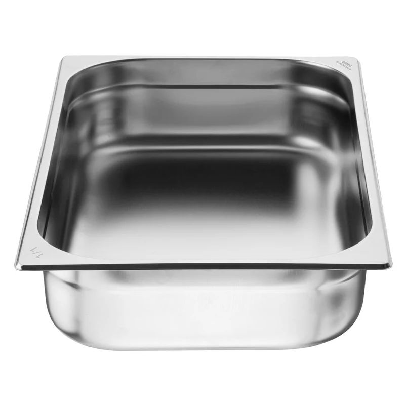 Bacs GN 1/1 en inox Nisbets Essentials 100 mm (lot de 3)