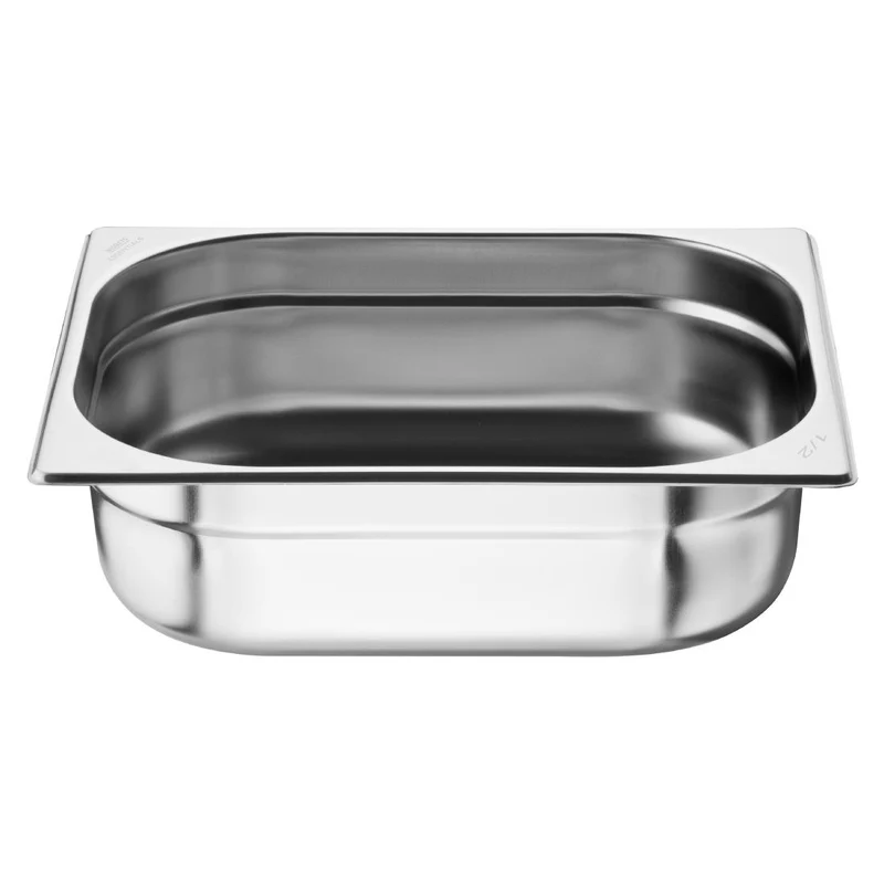 Bacs GN 1/2 en inox Nisbets Essentials 100 mm (lot de 3)