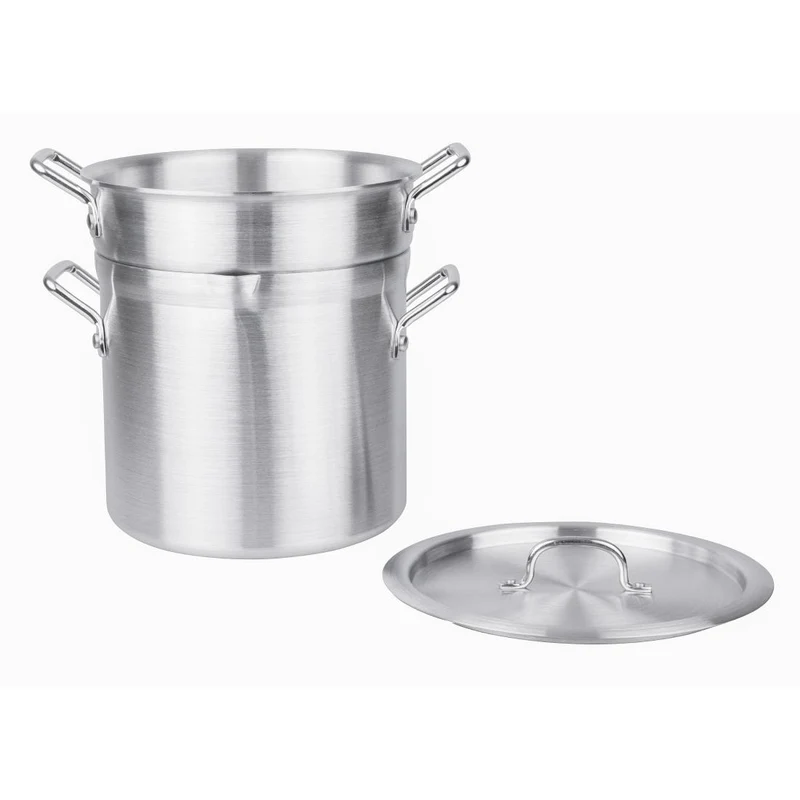 Marmite bain marie aluminium Vogue 10L