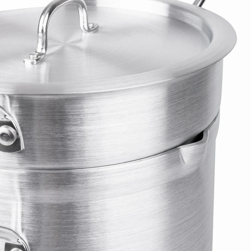 Marmite bain marie aluminium Vogue 10L