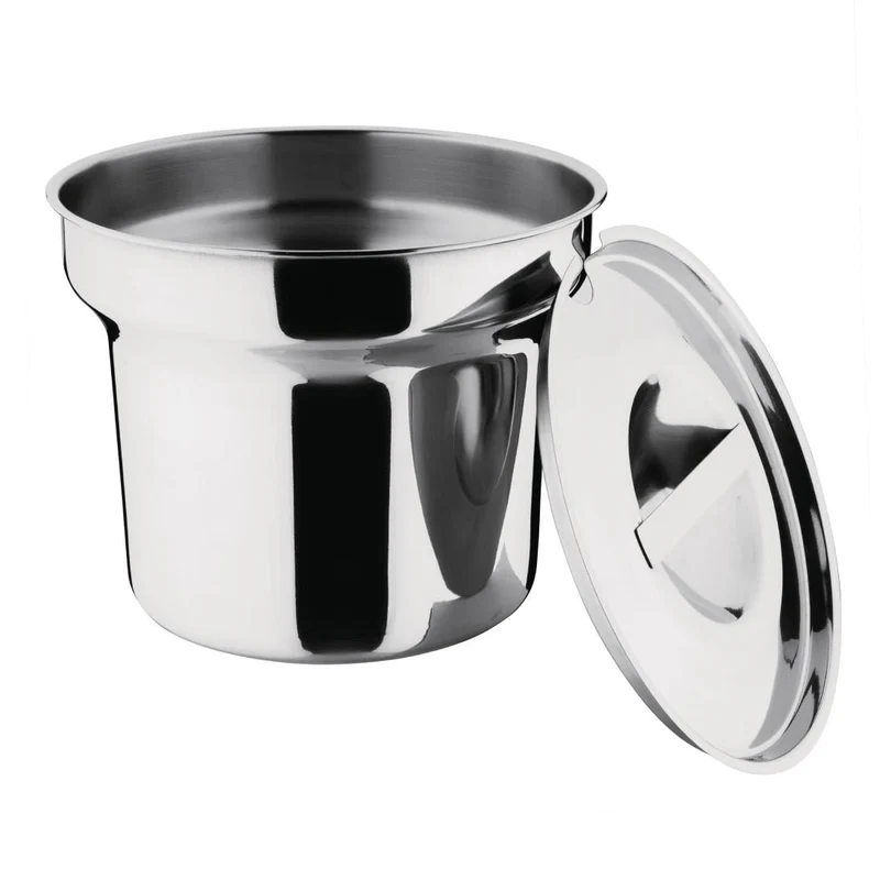 Pot à bain-marie rond avec couvercle Vogue