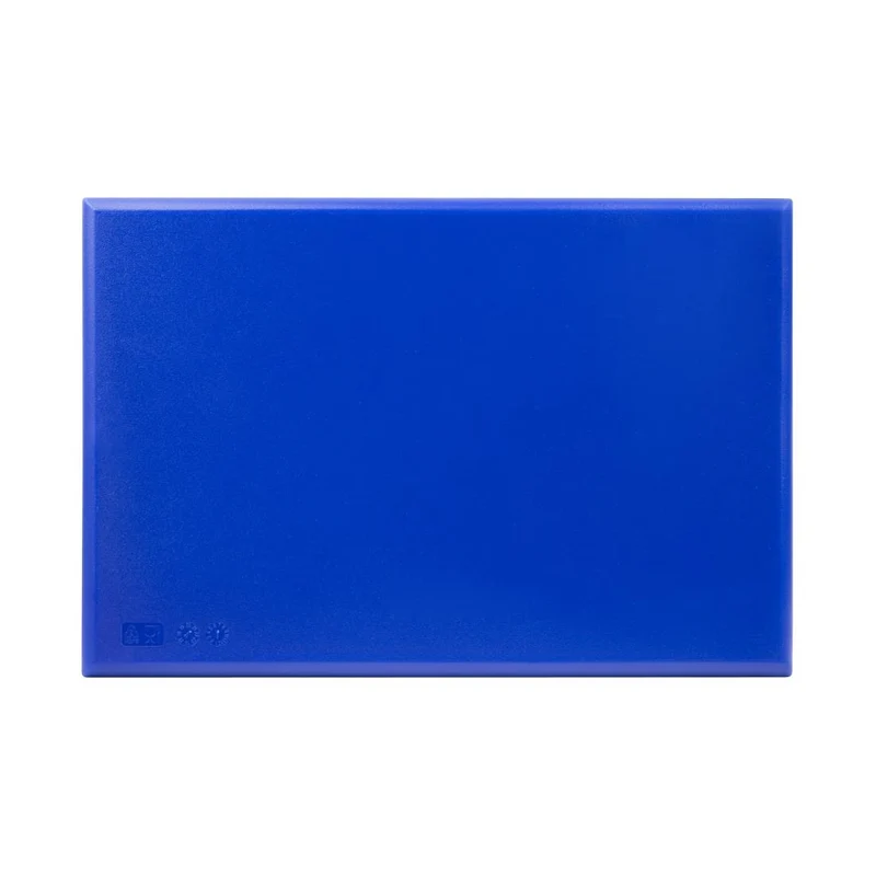 Planche à découper épaisse haute densité Hygiplas bleue