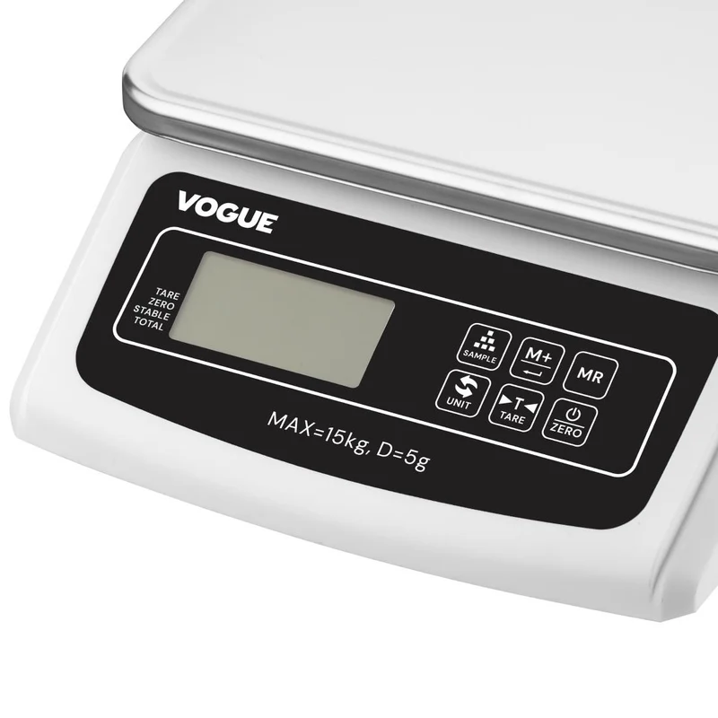 Balance électronique à plateau Vogue 15 kg