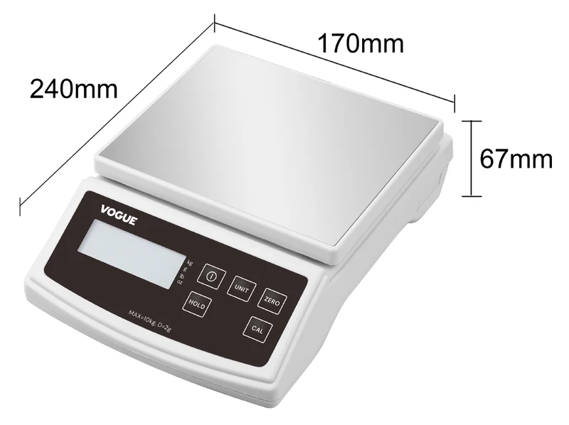 Balance électronique Vogue 10kg graduations 2g