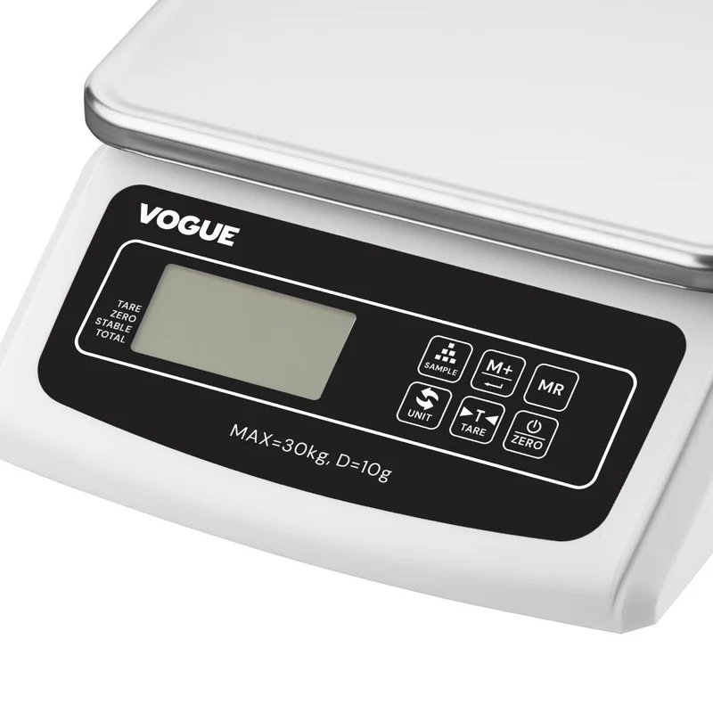 Balance électronique à plateau Vogue 30 kg