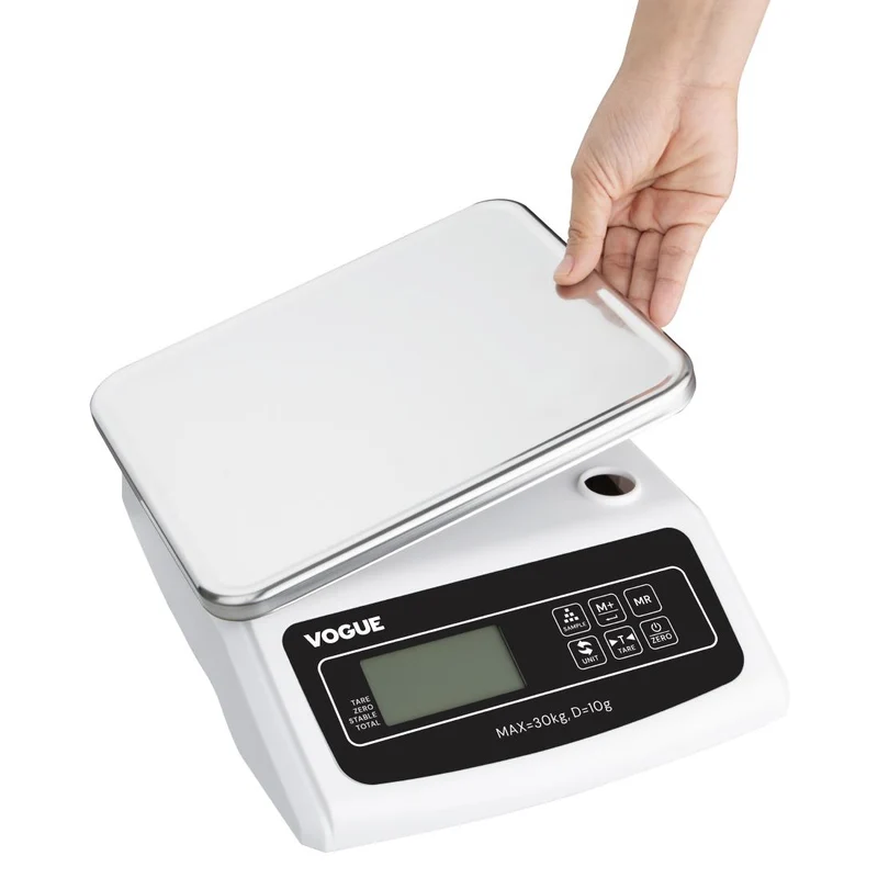 Balance électronique à plateau Vogue 30 kg