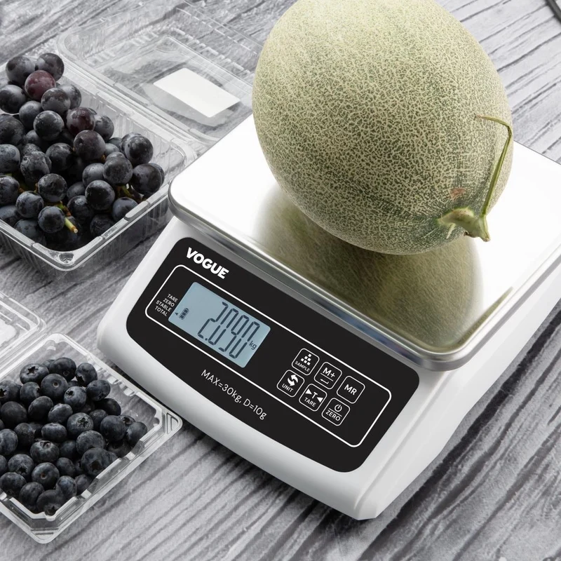 Balance électronique à plateau Vogue 30 kg