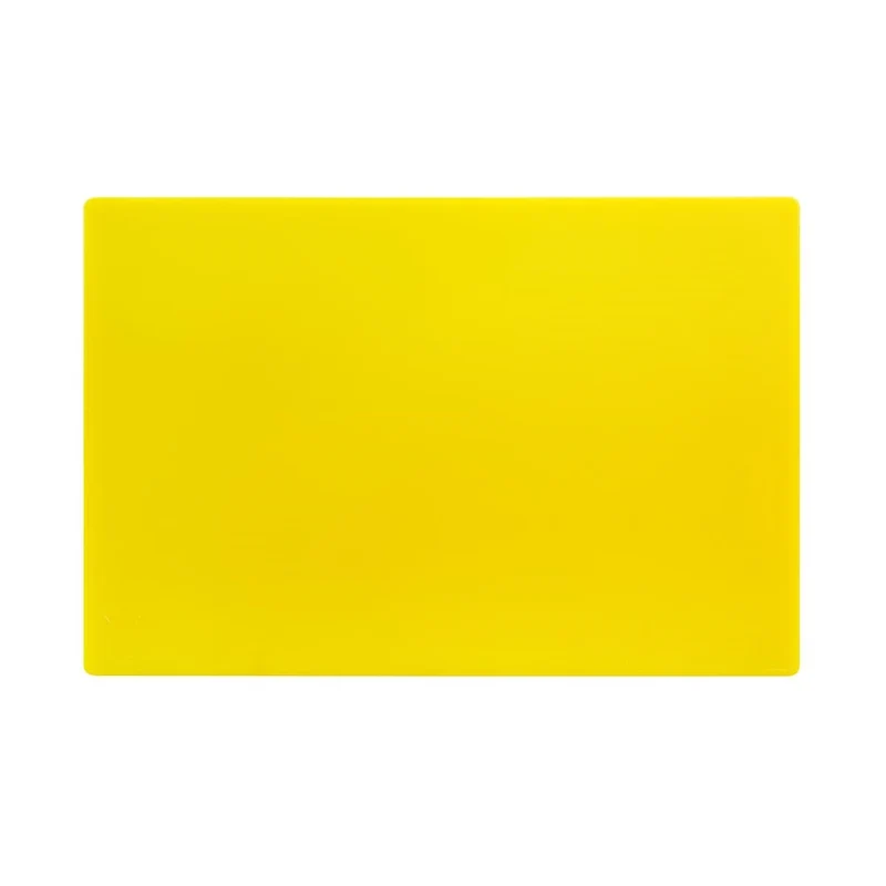 Planche à découper standard basse densité Hygiplas jaune